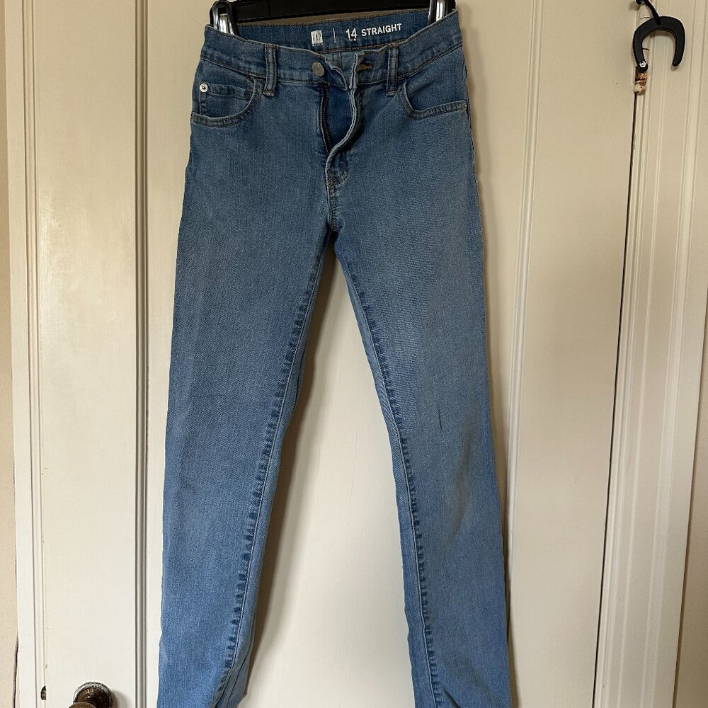 GAP kids original straight leg jeans/ Kids size 14